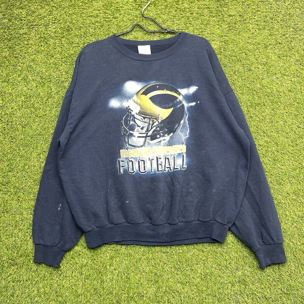 Vintage Michigan Wolverines Sweatshirt Mens XL Football 90s 1990s University
